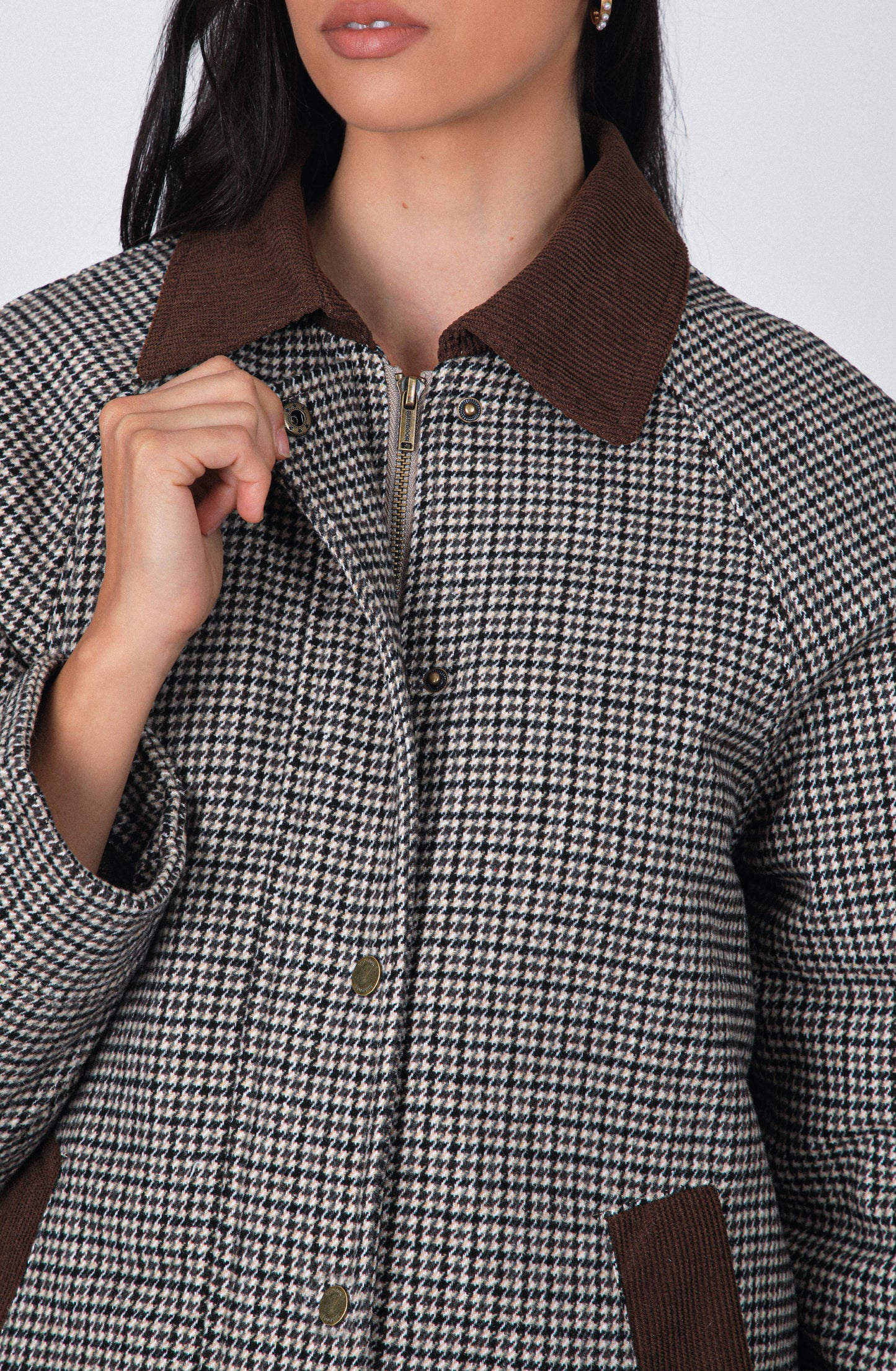 Chaqueta Tejida Print