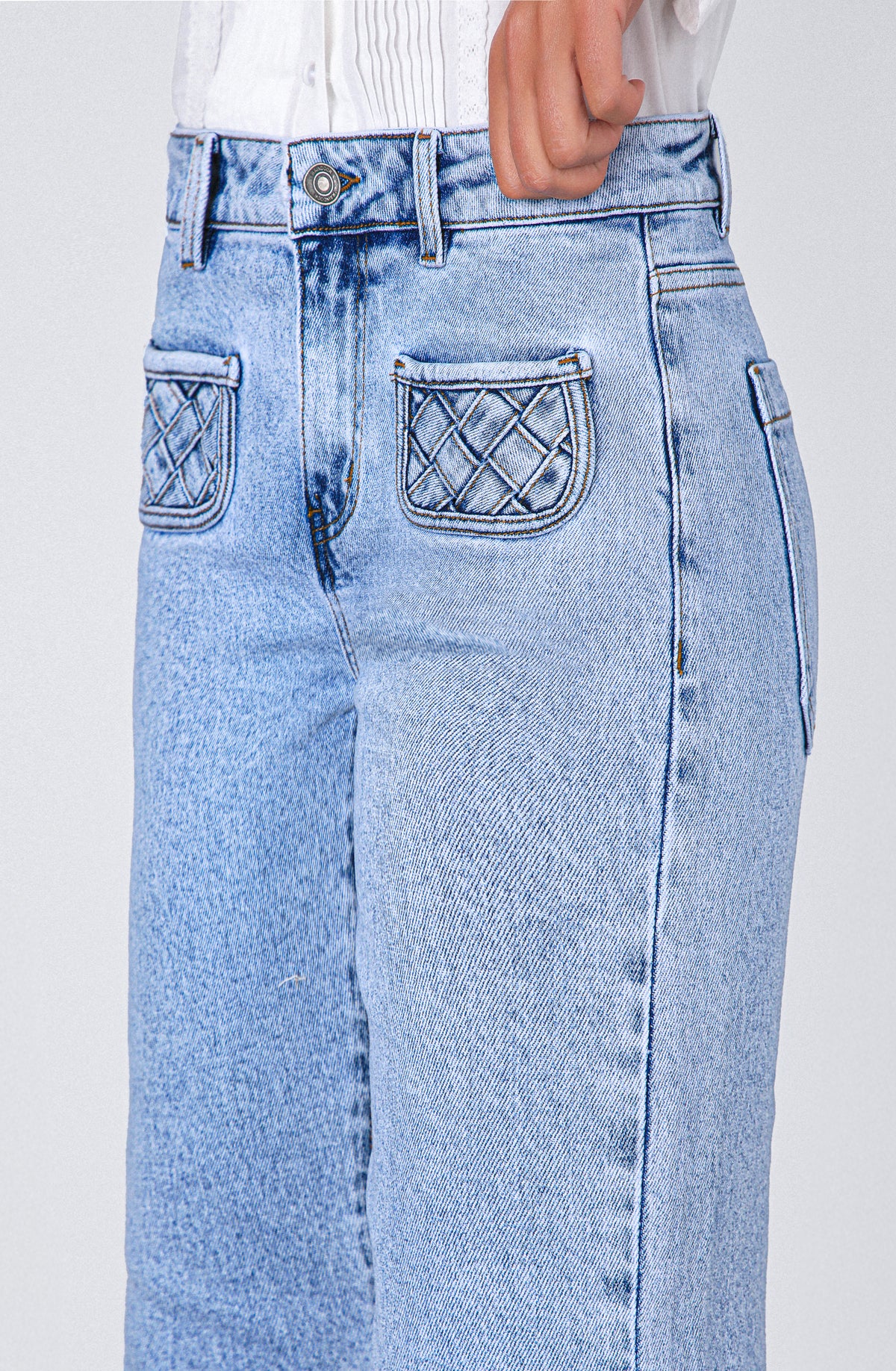 Pantalón Pocket Nudos Blue