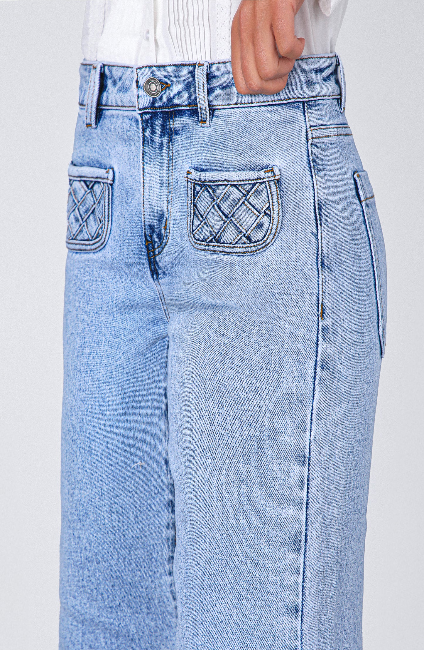 Pantalón Pocket Nudos Blue