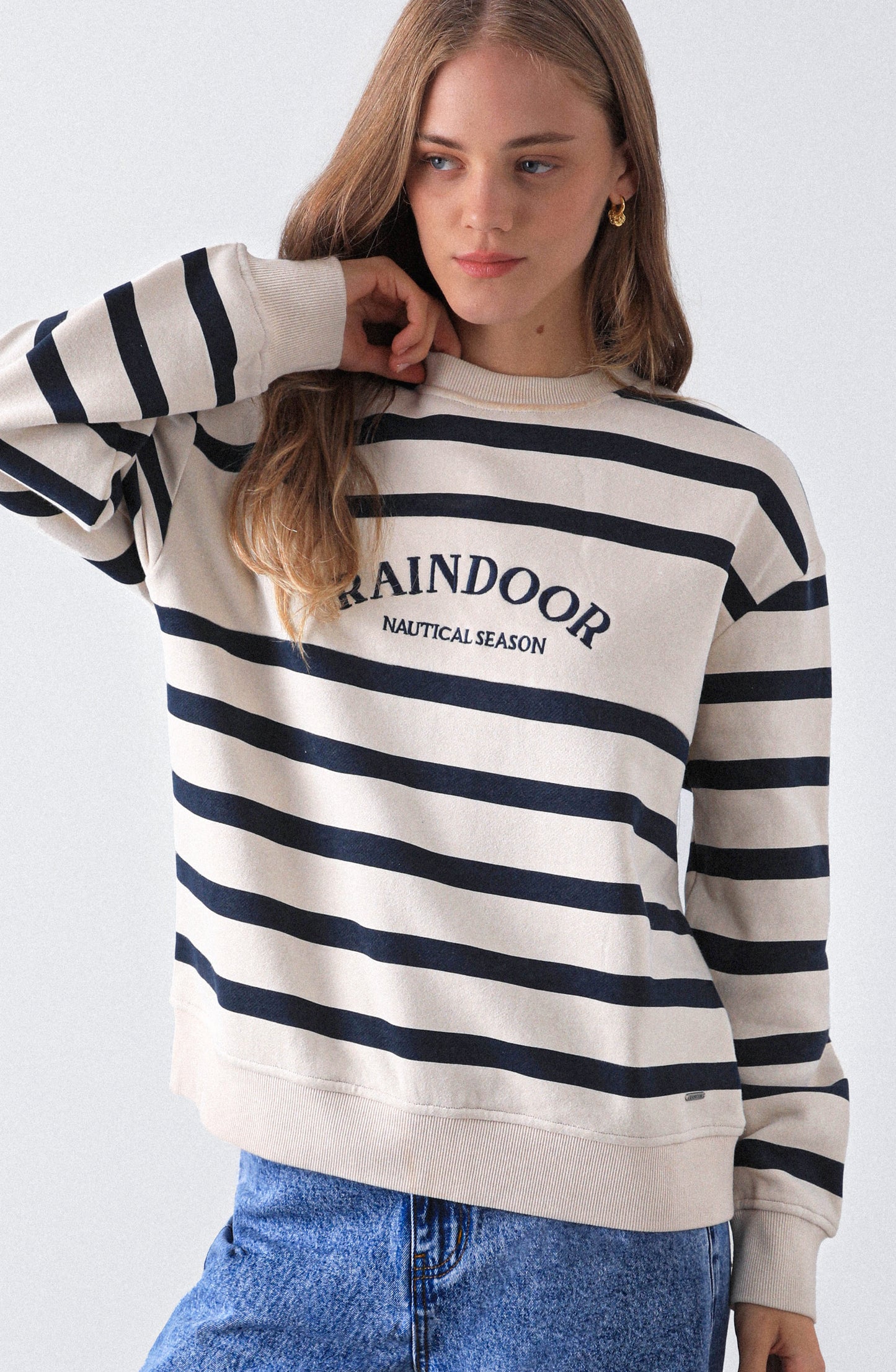 Polerón Marinero Rayas Navy