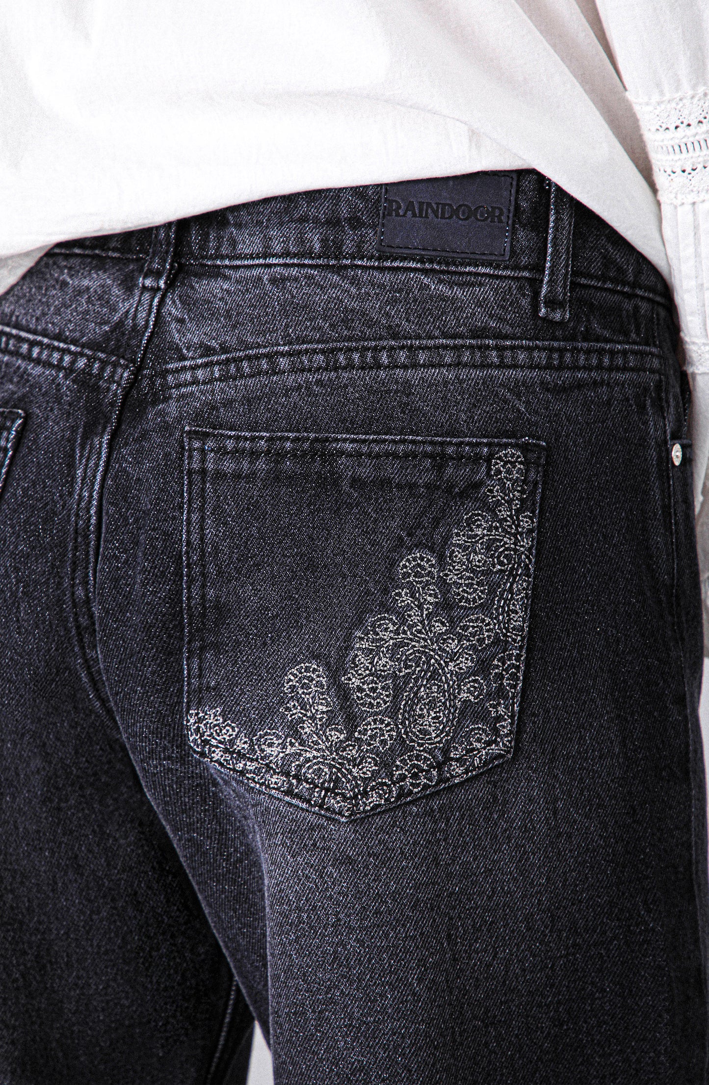Pantalón Paisley Lurex Black