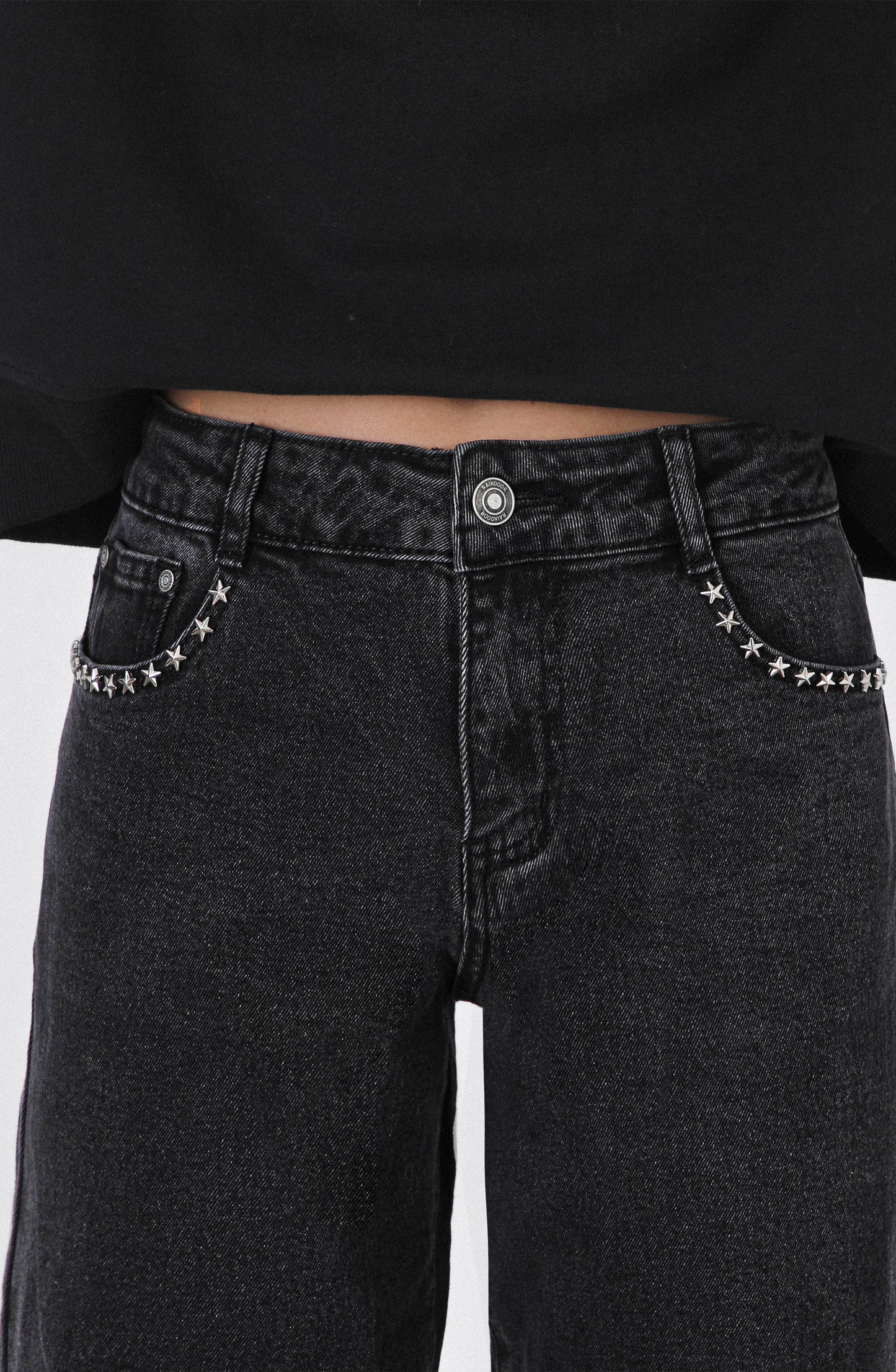 Pantalón Estrella Bolsillo Black