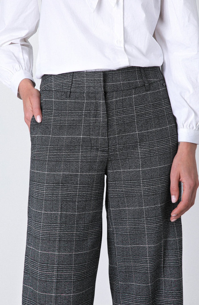 Pantalón Tejido Lurex Grey