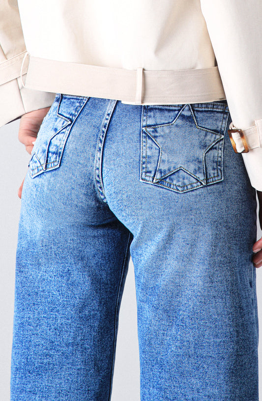Pantalón Estrella Denim Blue