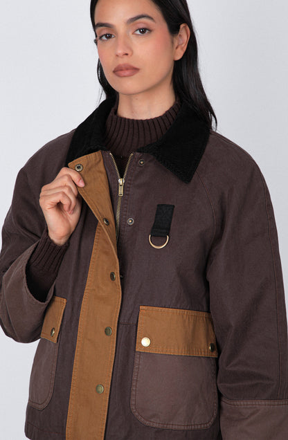 Chaqueta Encerada Brown