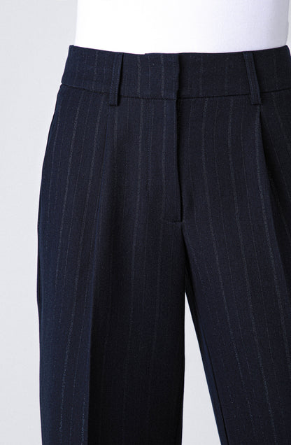 Pantalón Líneas Lurex Navy