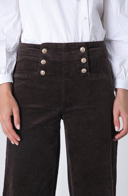 Conjunto Cotelé Botones Brown
