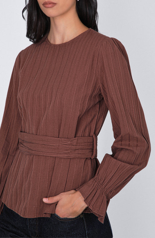Blusa Cinta Brown