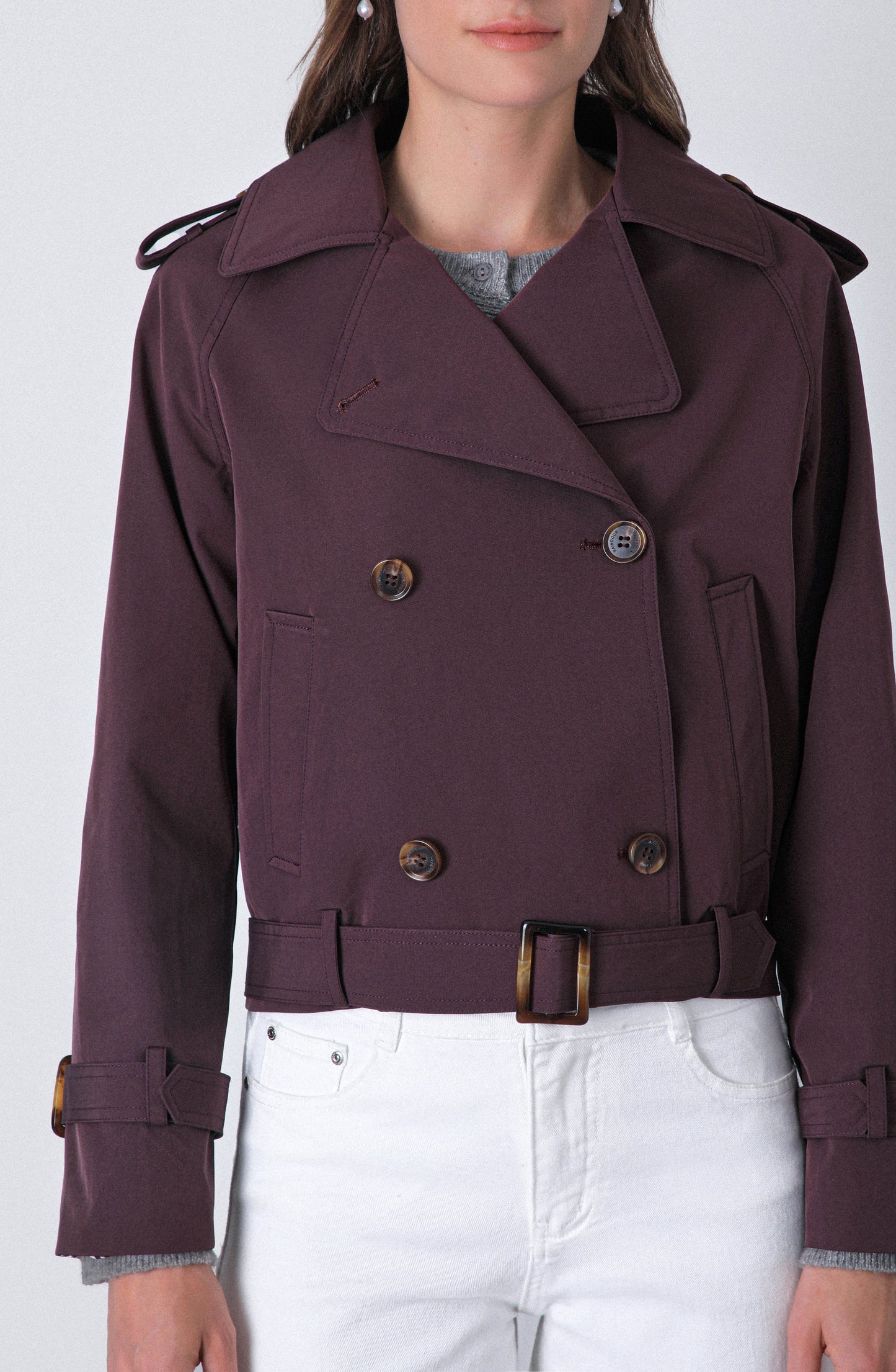 Trench Corto Purple