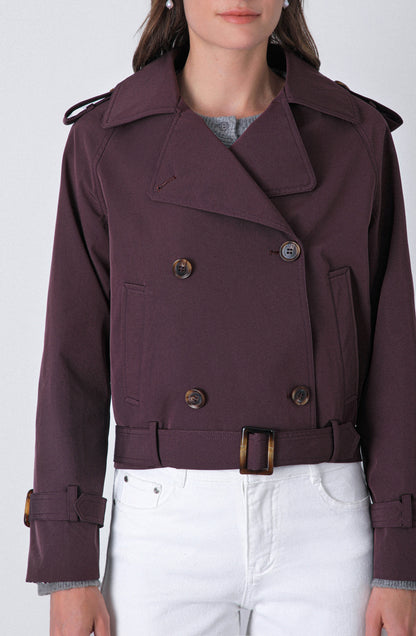 Trench Corto Purple