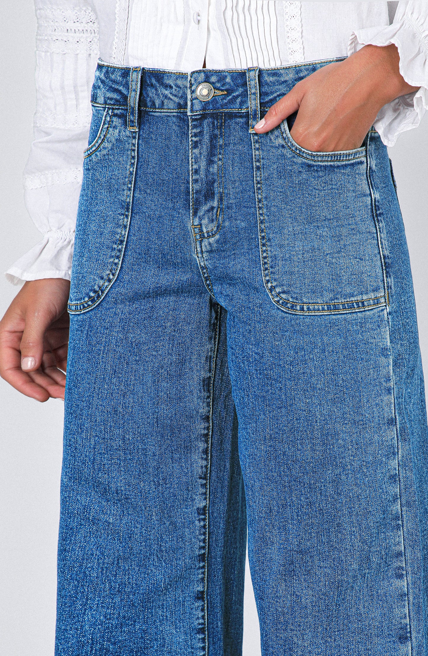 Pantalón Wide Leg Sun Sky