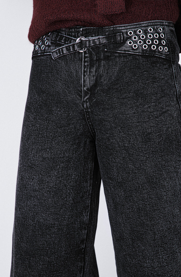 Pantalón Pretina Ojal Black