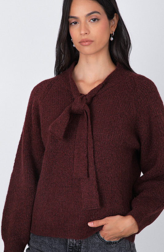 Sweater Lazo Burgundy