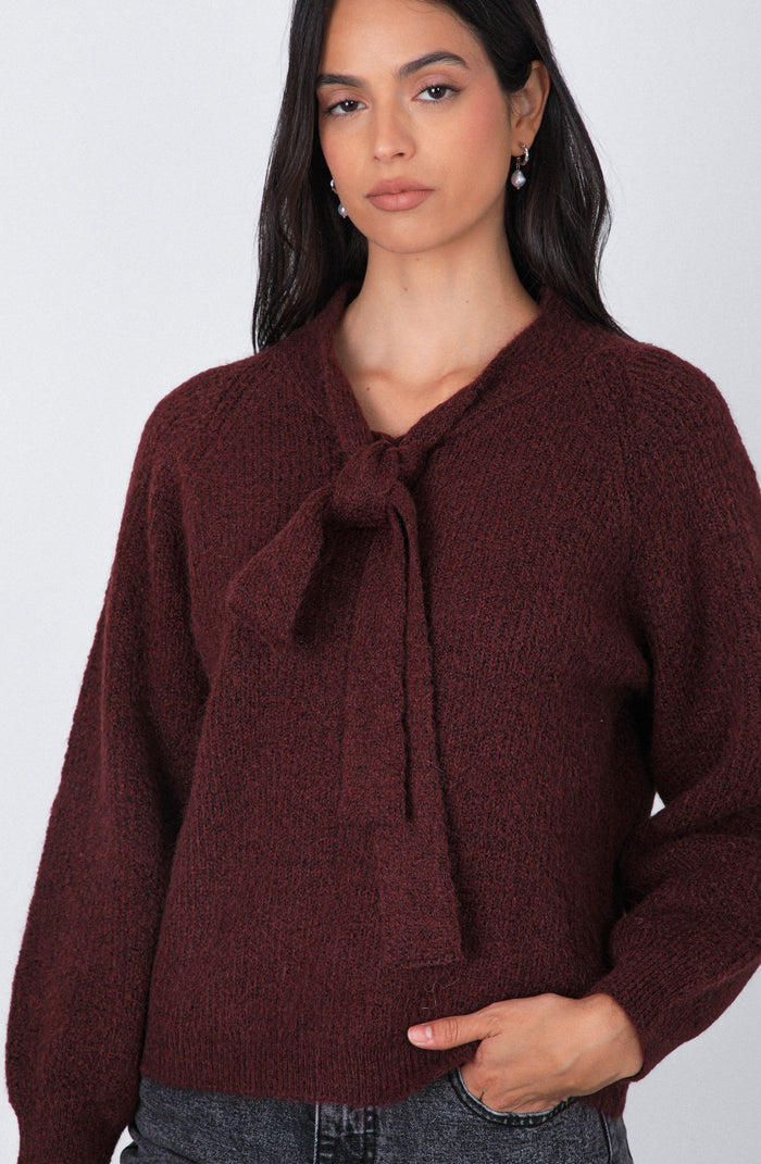 Sweater Lazo Burgundy