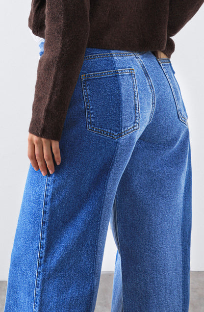 Pantalón Bicolor Blue