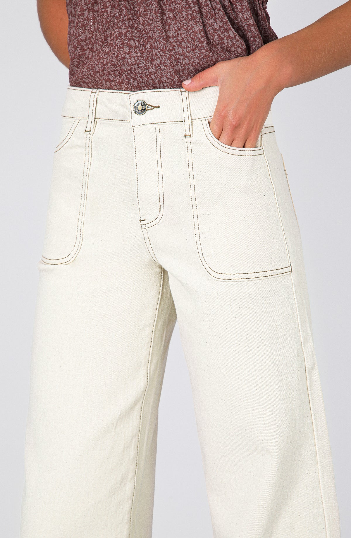 Pantalón Wide Leg Sun Bone