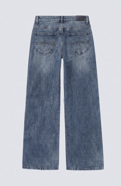 Pantalón Básico Denim Blue