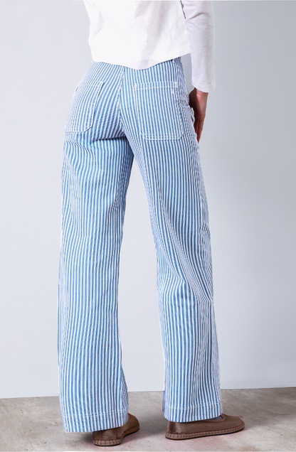 Pantalón Denim Blue Rayas