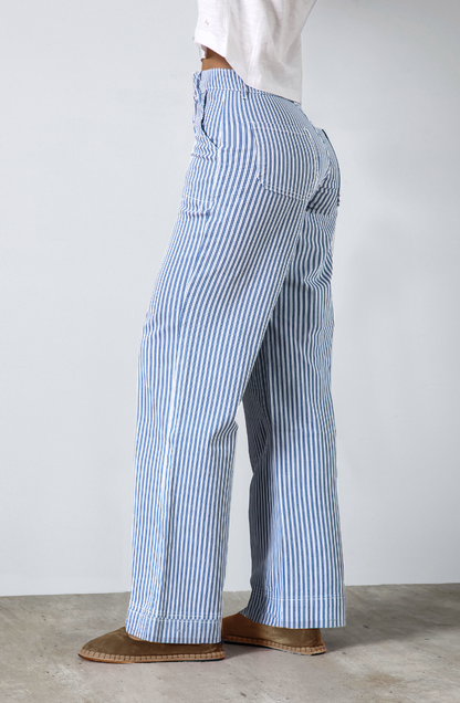 Pantalón Denim Blue Rayas