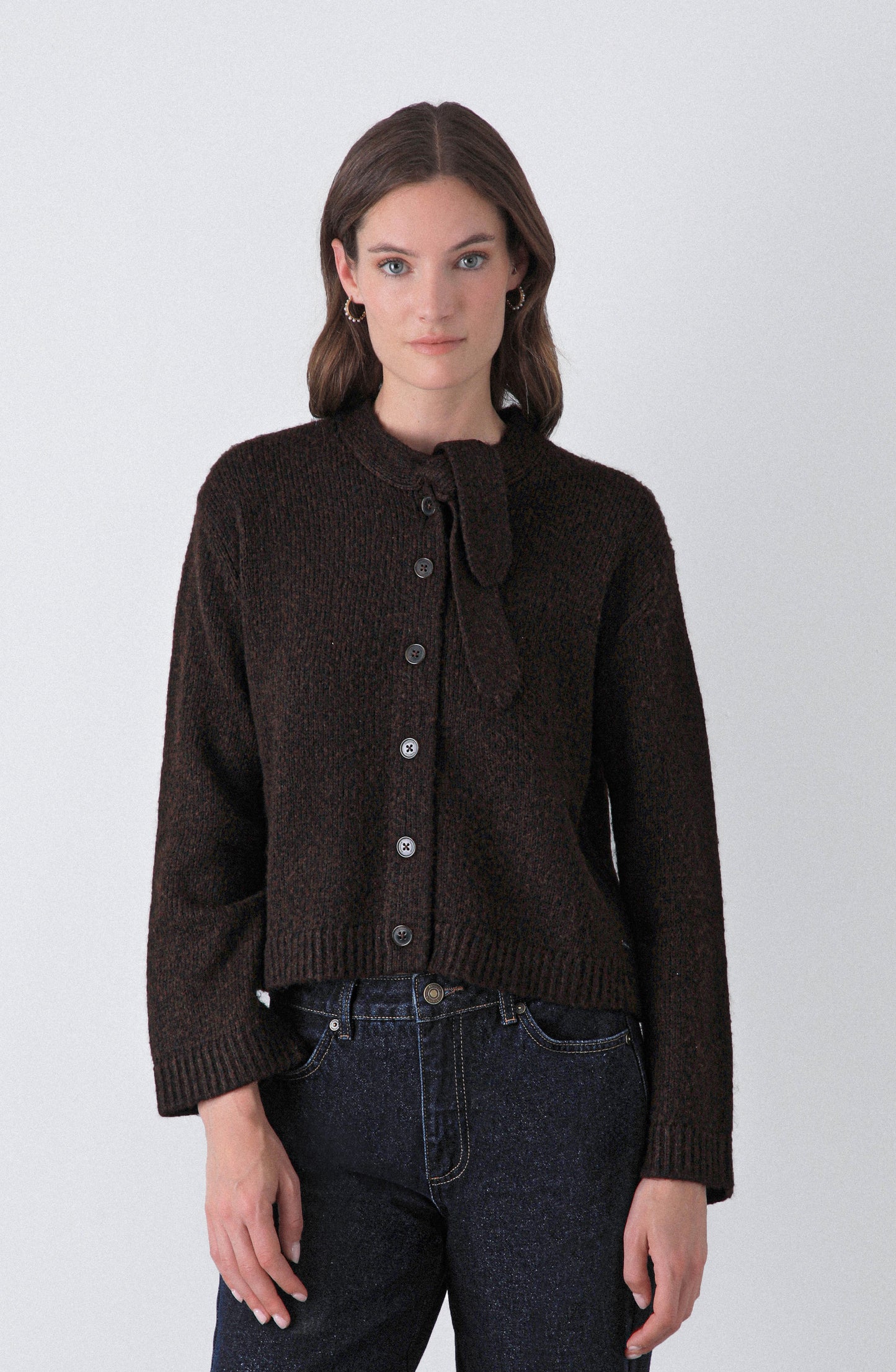 Cardigan Lazo Brown