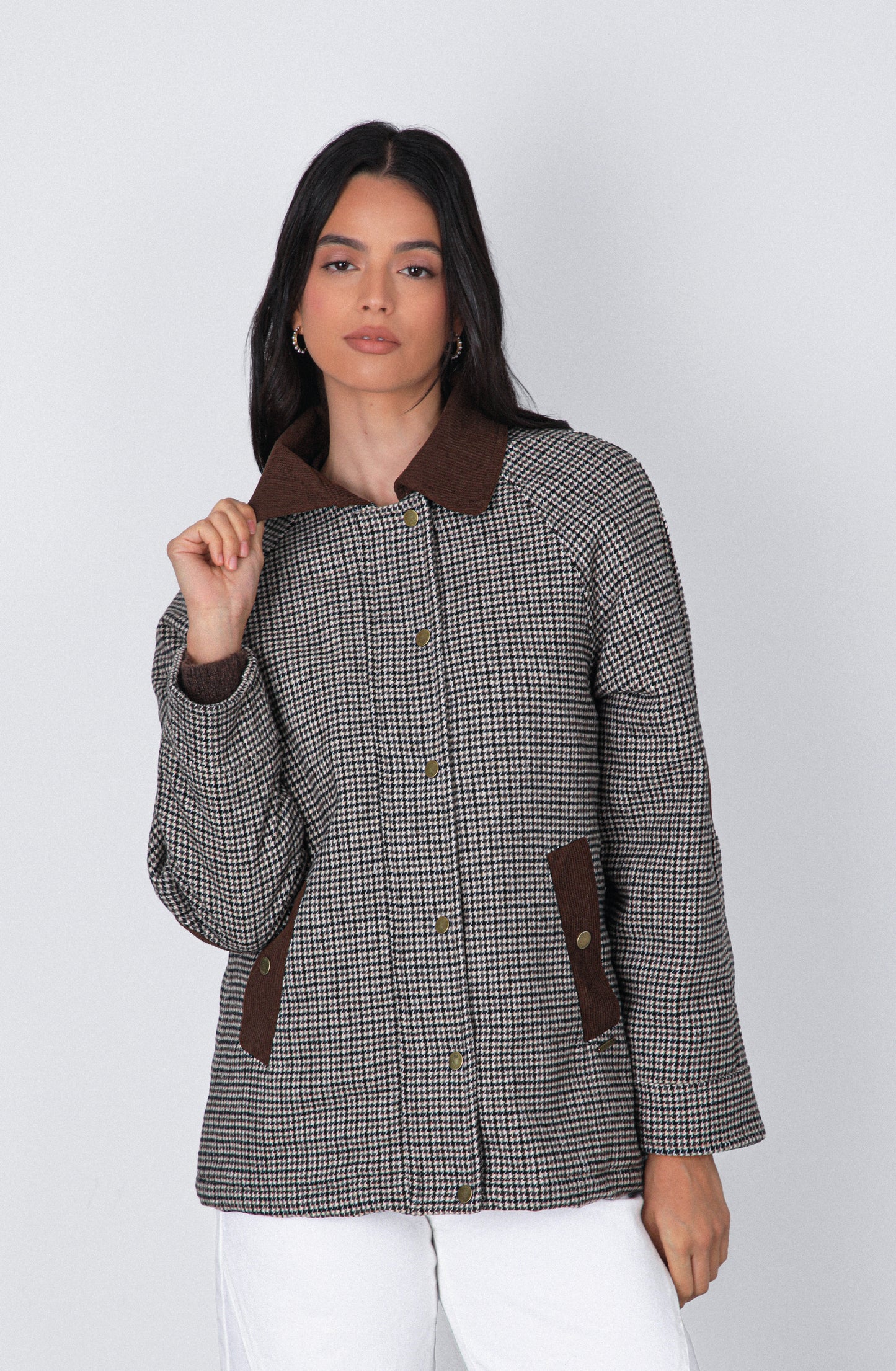 Chaqueta Tejida Print