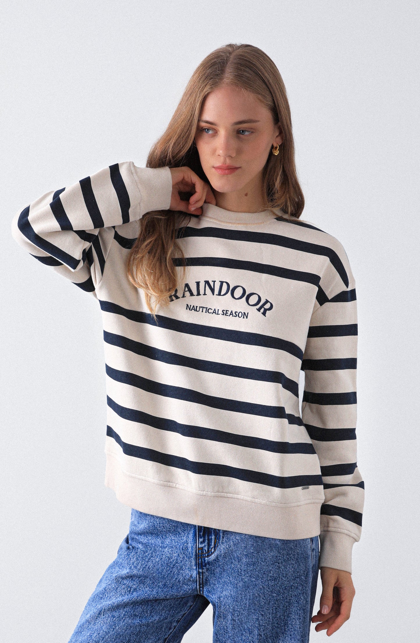 Polerón Marinero Rayas Navy