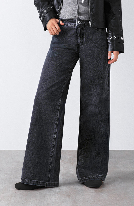 Pantalón Low Rise Black