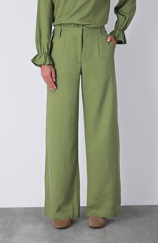 Pantalón Recto Green