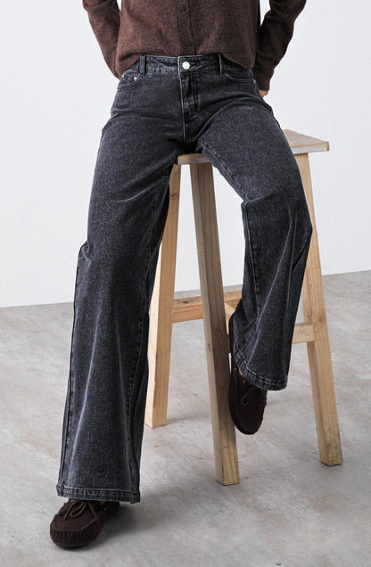 Pantalón Low Rise Black