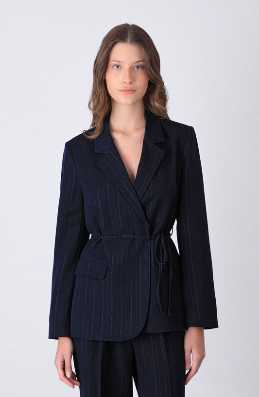 Conjunto Líneas Lurex Navy