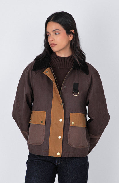 Chaqueta Encerada Brown