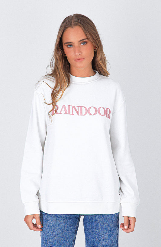 Polerón Logo Bordado Ecru