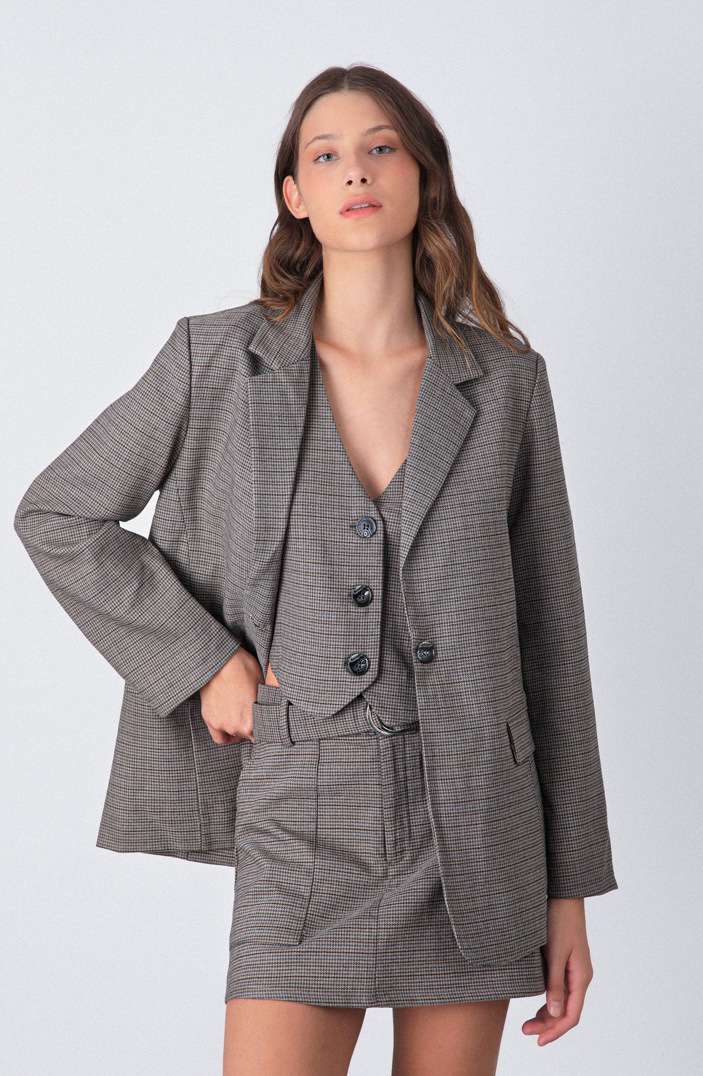 Blazer Tejido Brown