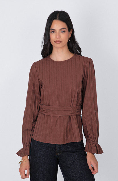 Blusa Cinta Brown