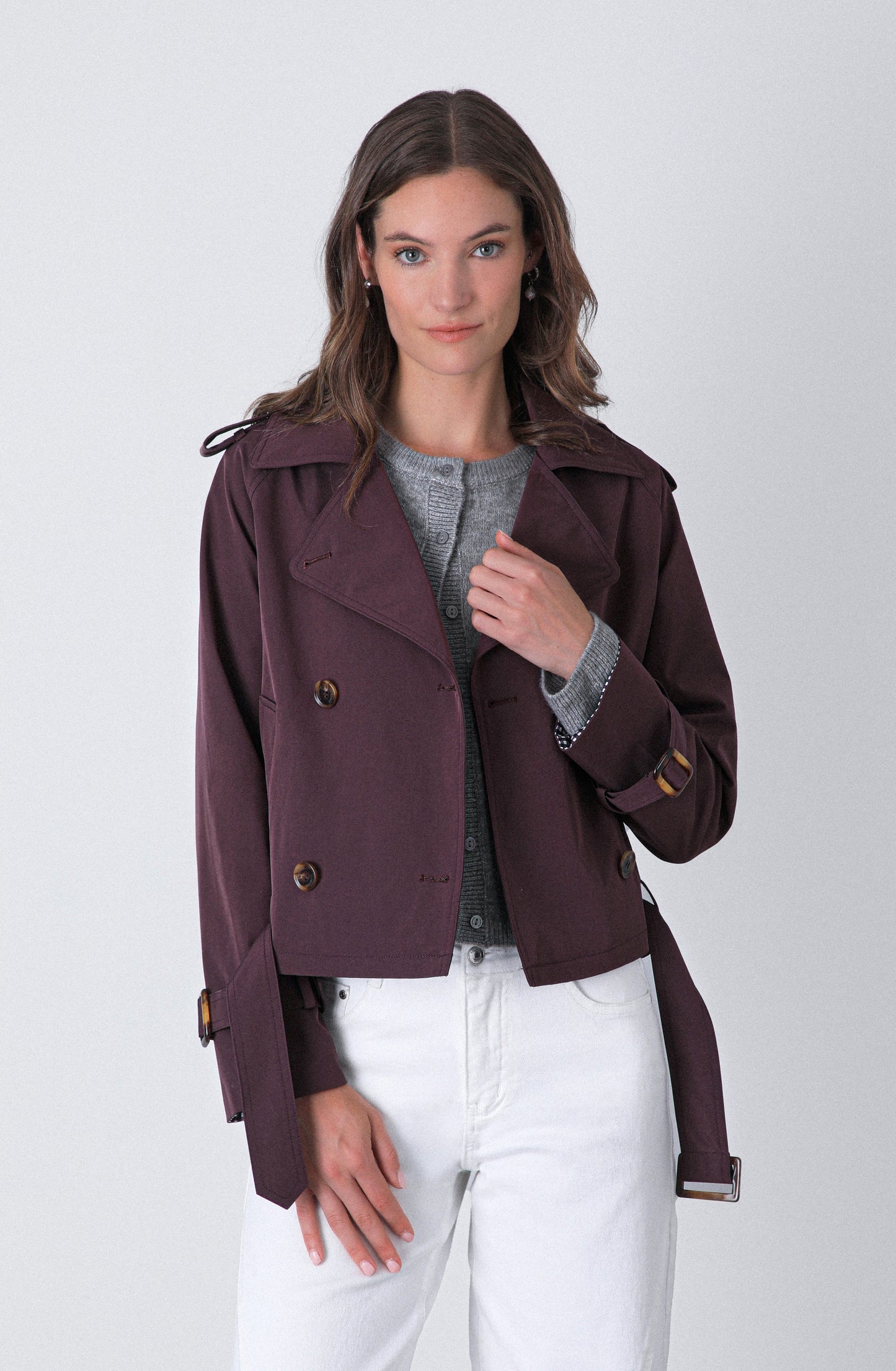 Trench Corto Purple