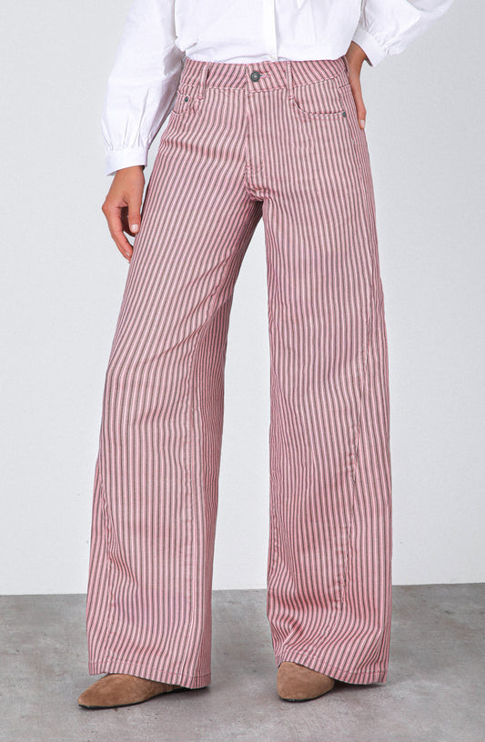 Pantalón Rayas Rose