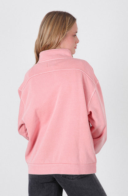 Polerón Medio Zipper Rose