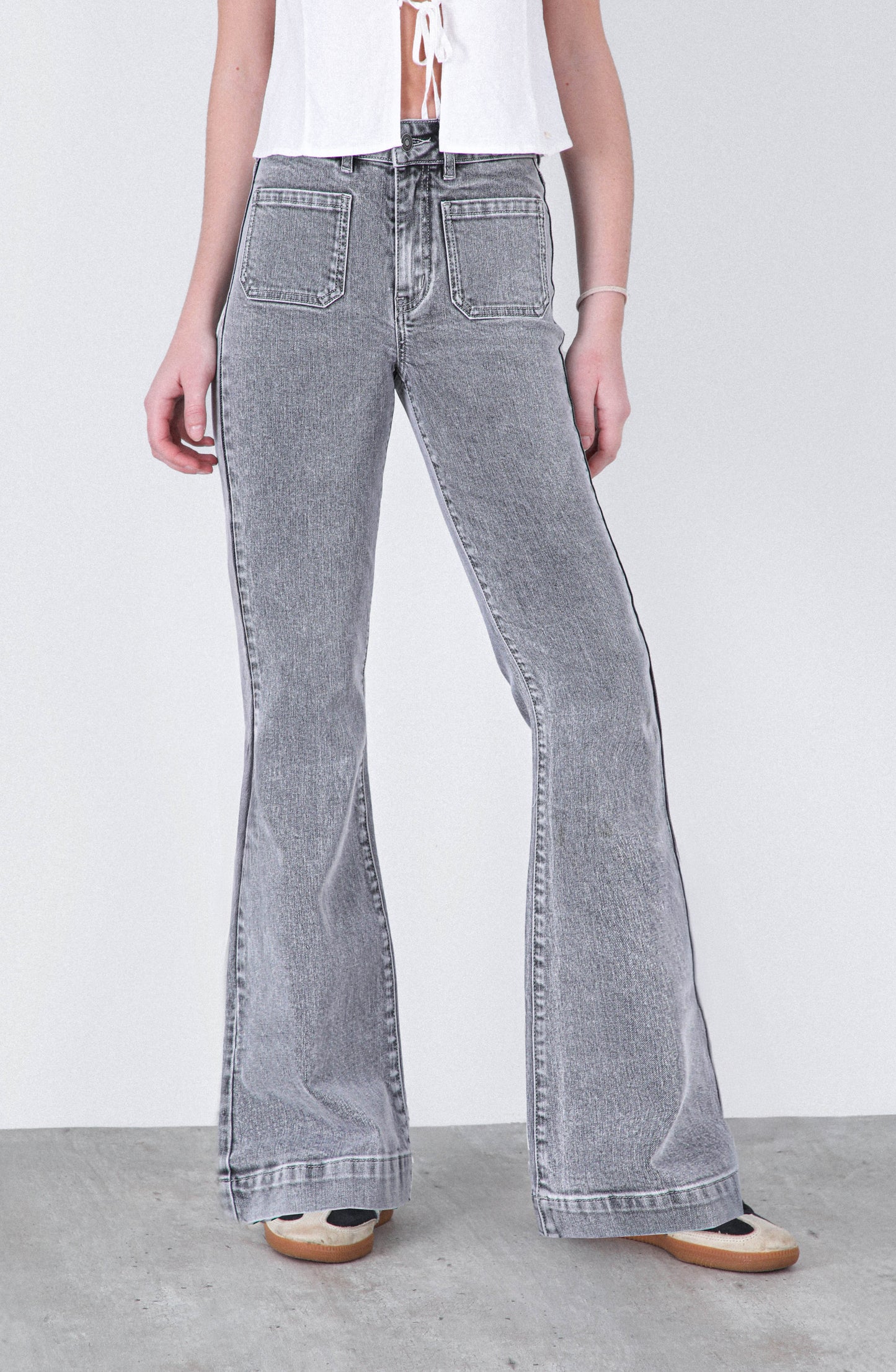 Pantalón Flare Grey R