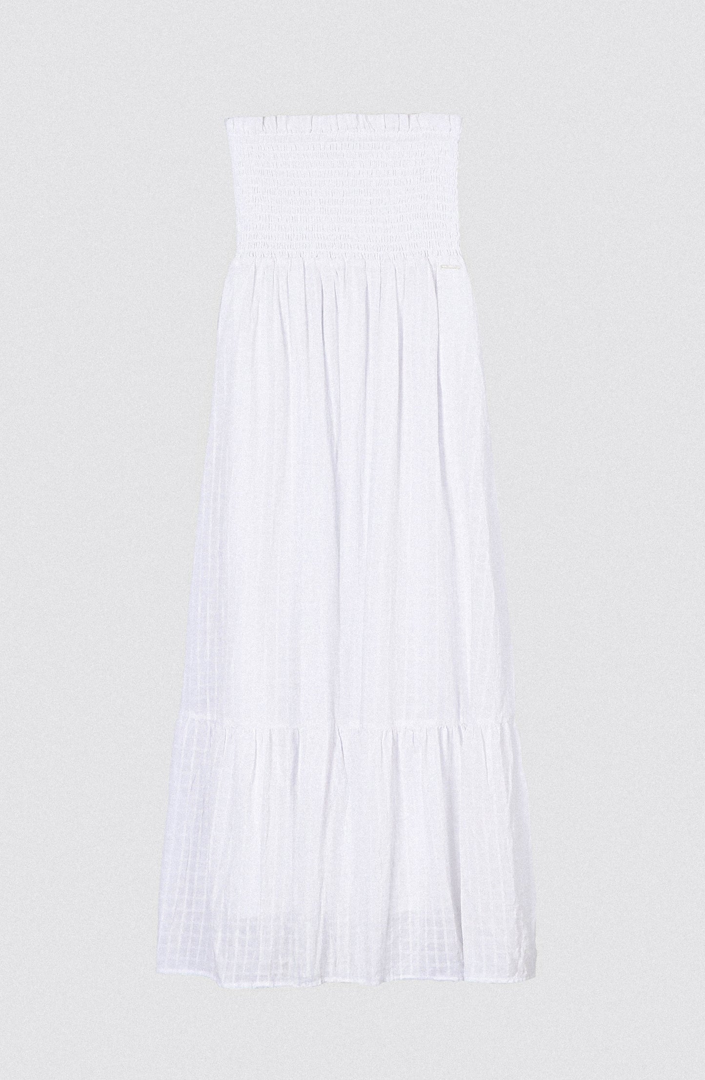 Vestido Largo Strapless White