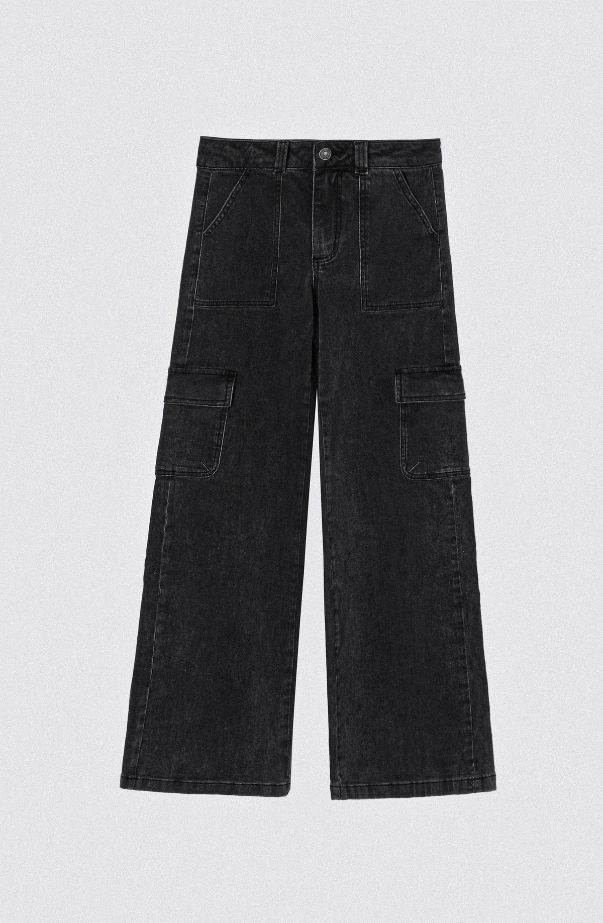 Pantalón Wide Leg Bag Black