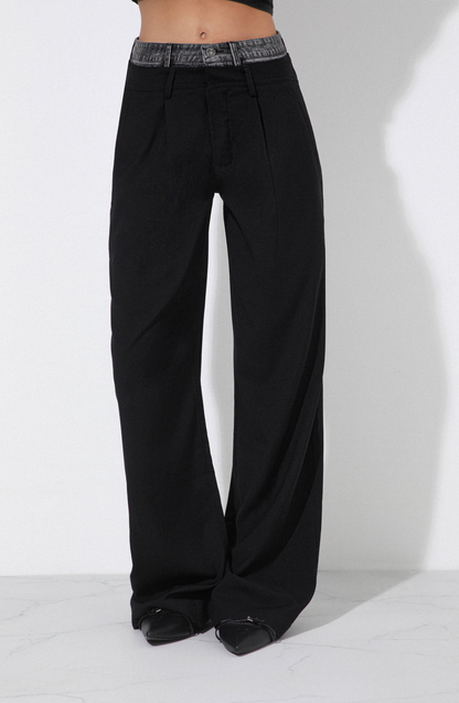 Pantalón Sastrero Pretina Denim