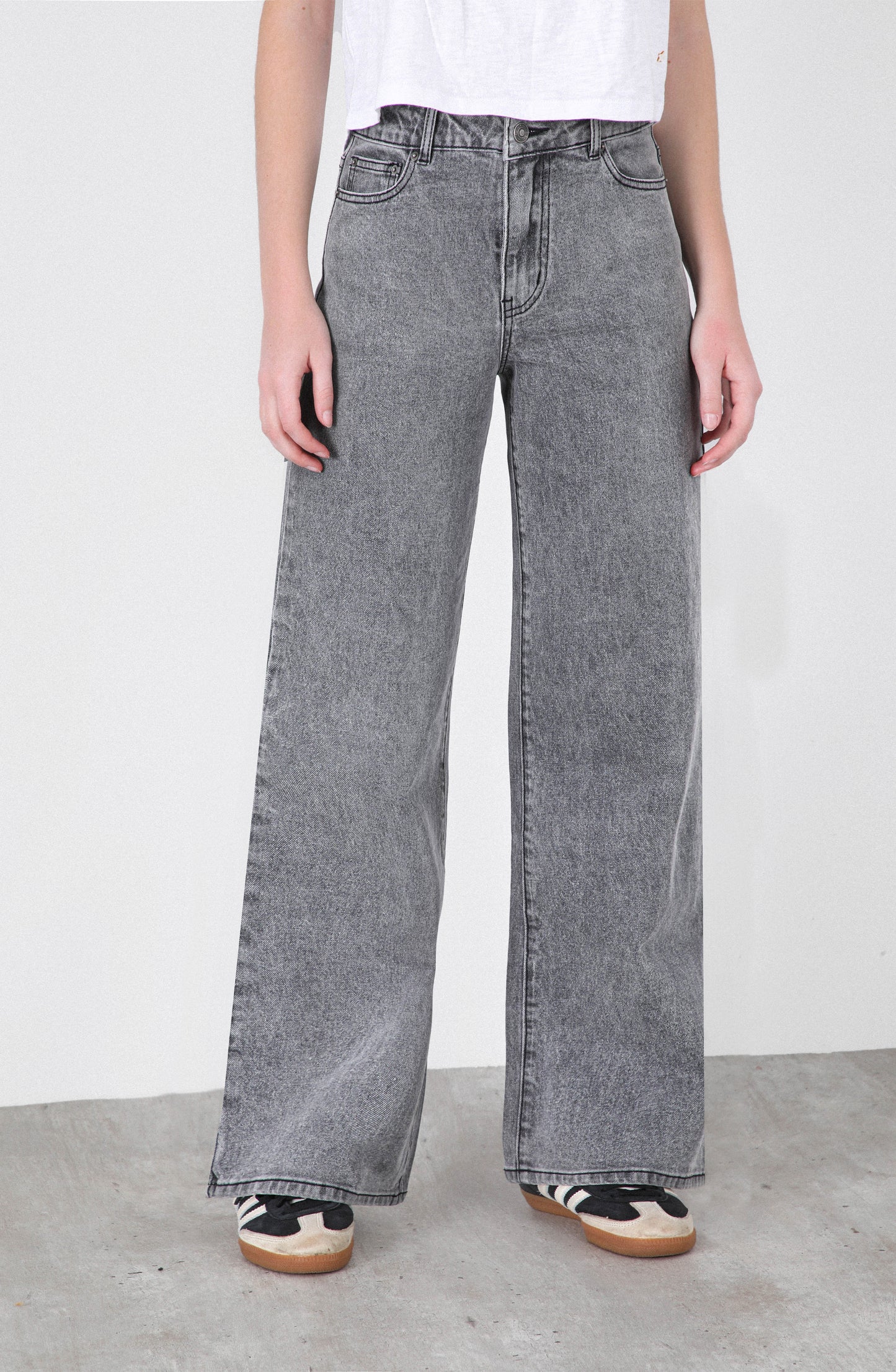 Pantalón Straight Estrellas Grey