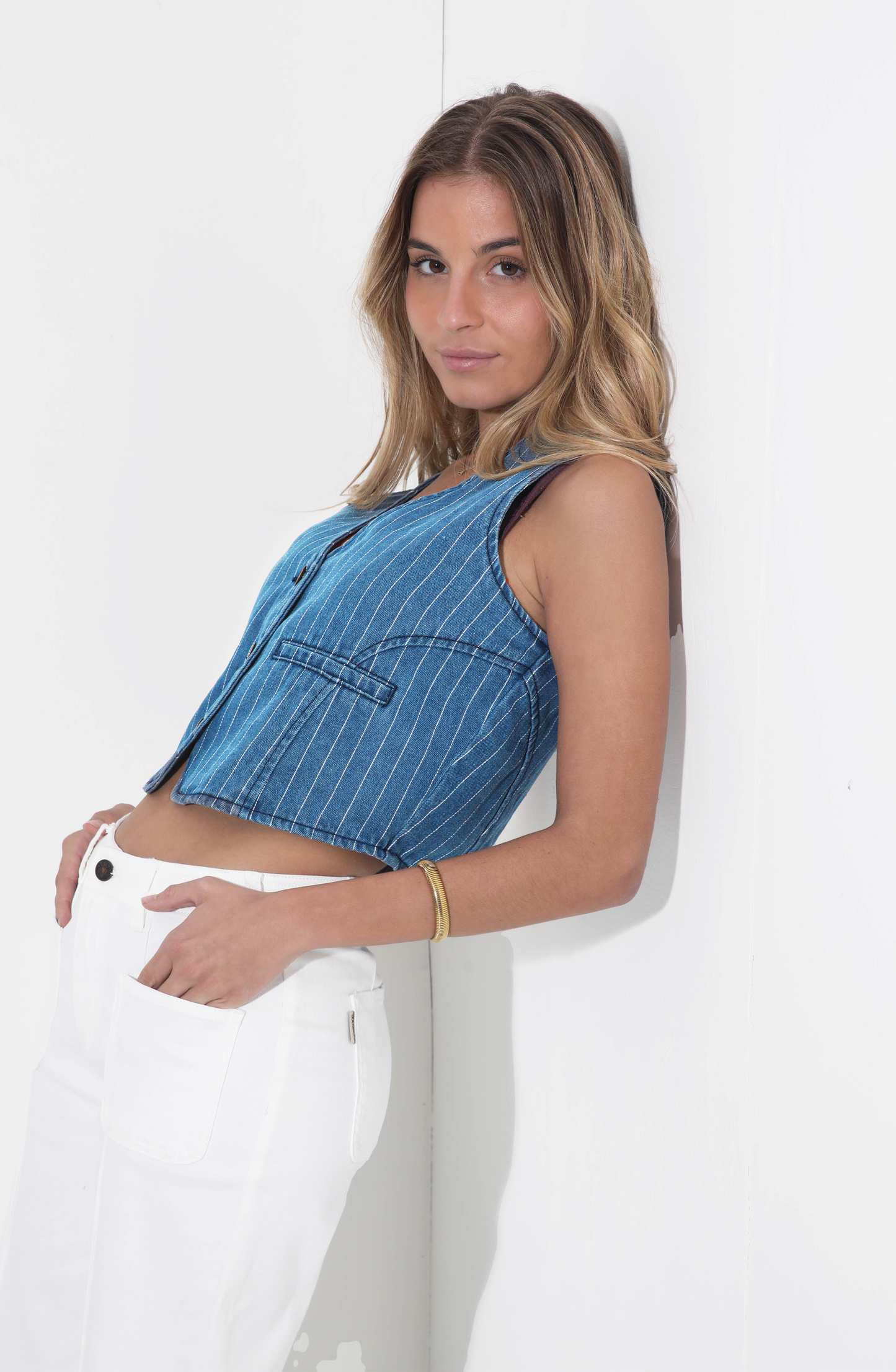 Gillette Denim Rayas