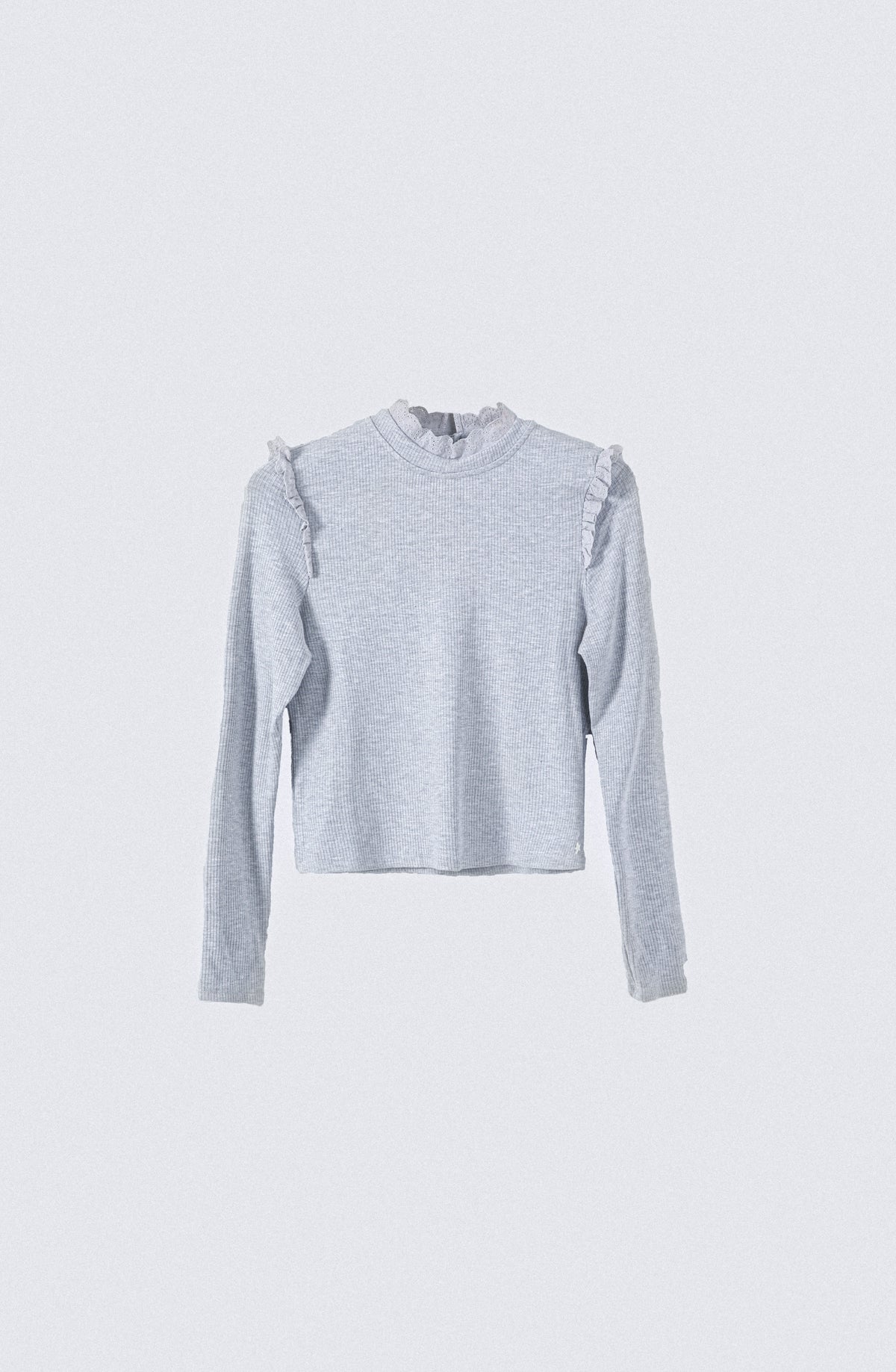 Polera Manga Larga Vuelos Gray