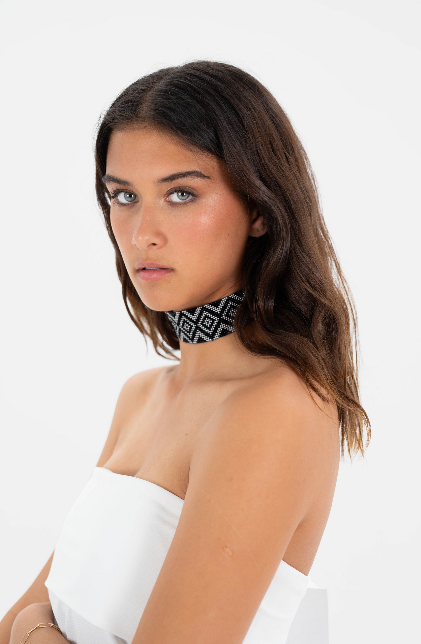 Choker Mostacillas Black