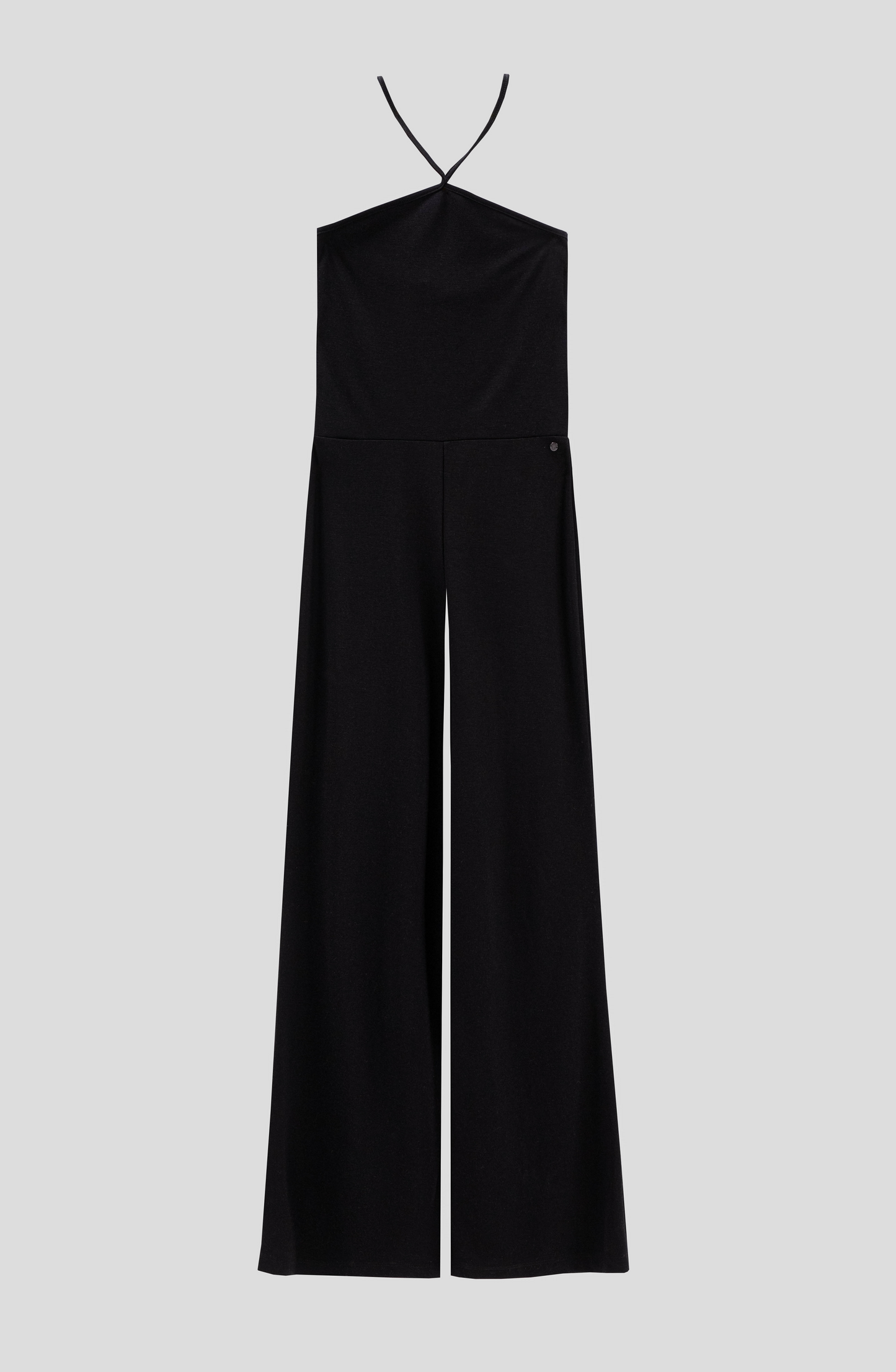 Enterito Tejido Halter Black