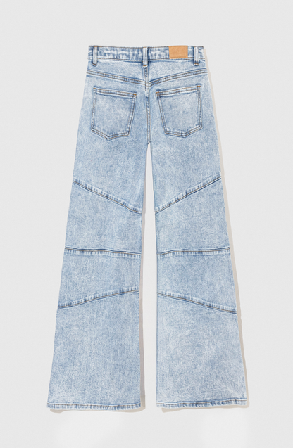 Pants Corte Diagonal Light  Blue