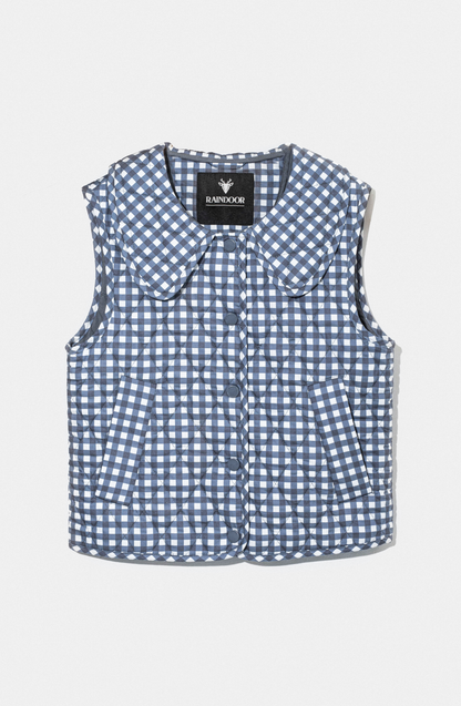 Quilted Vest Vichy