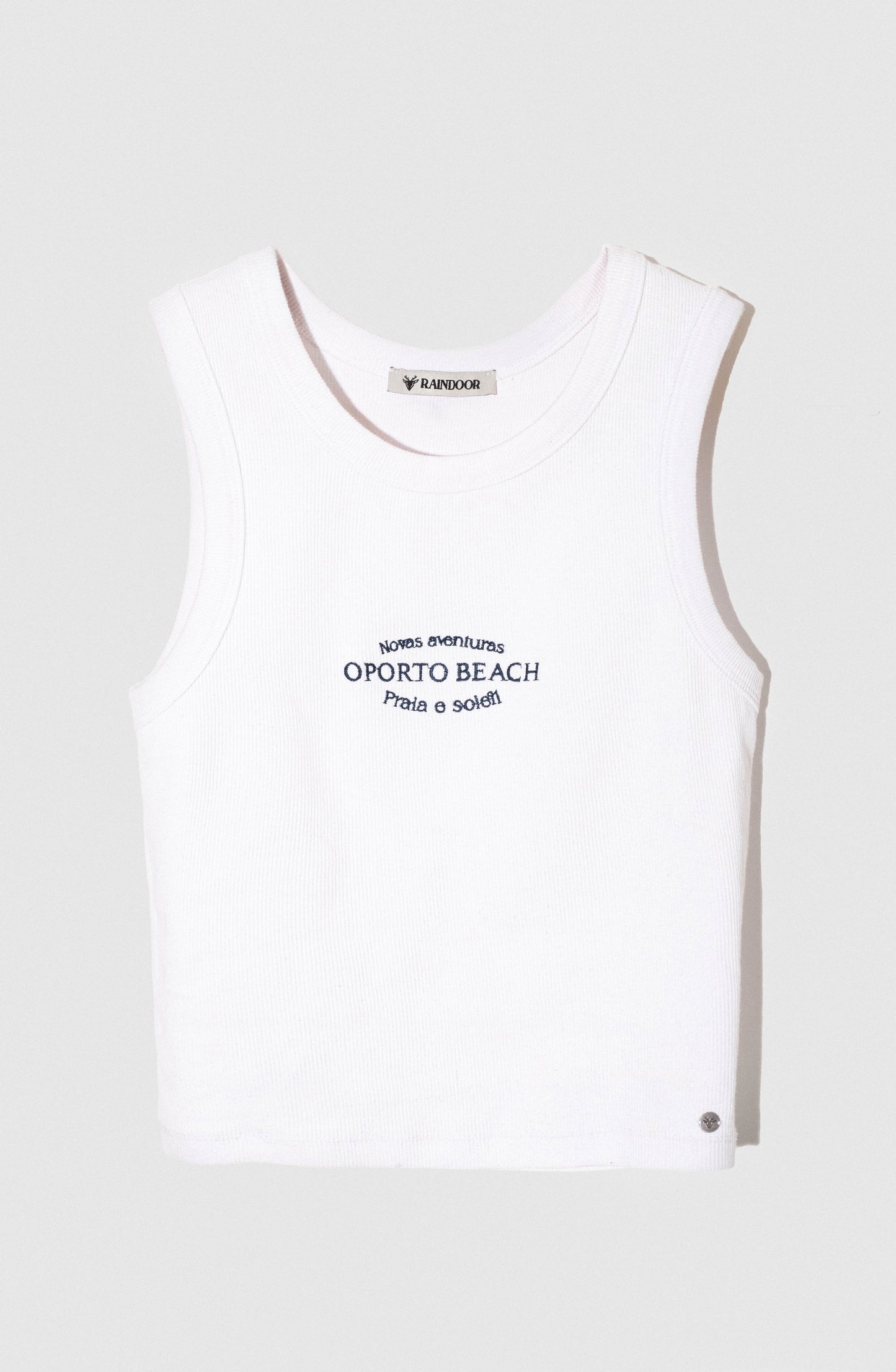 Top Tank Bordado White