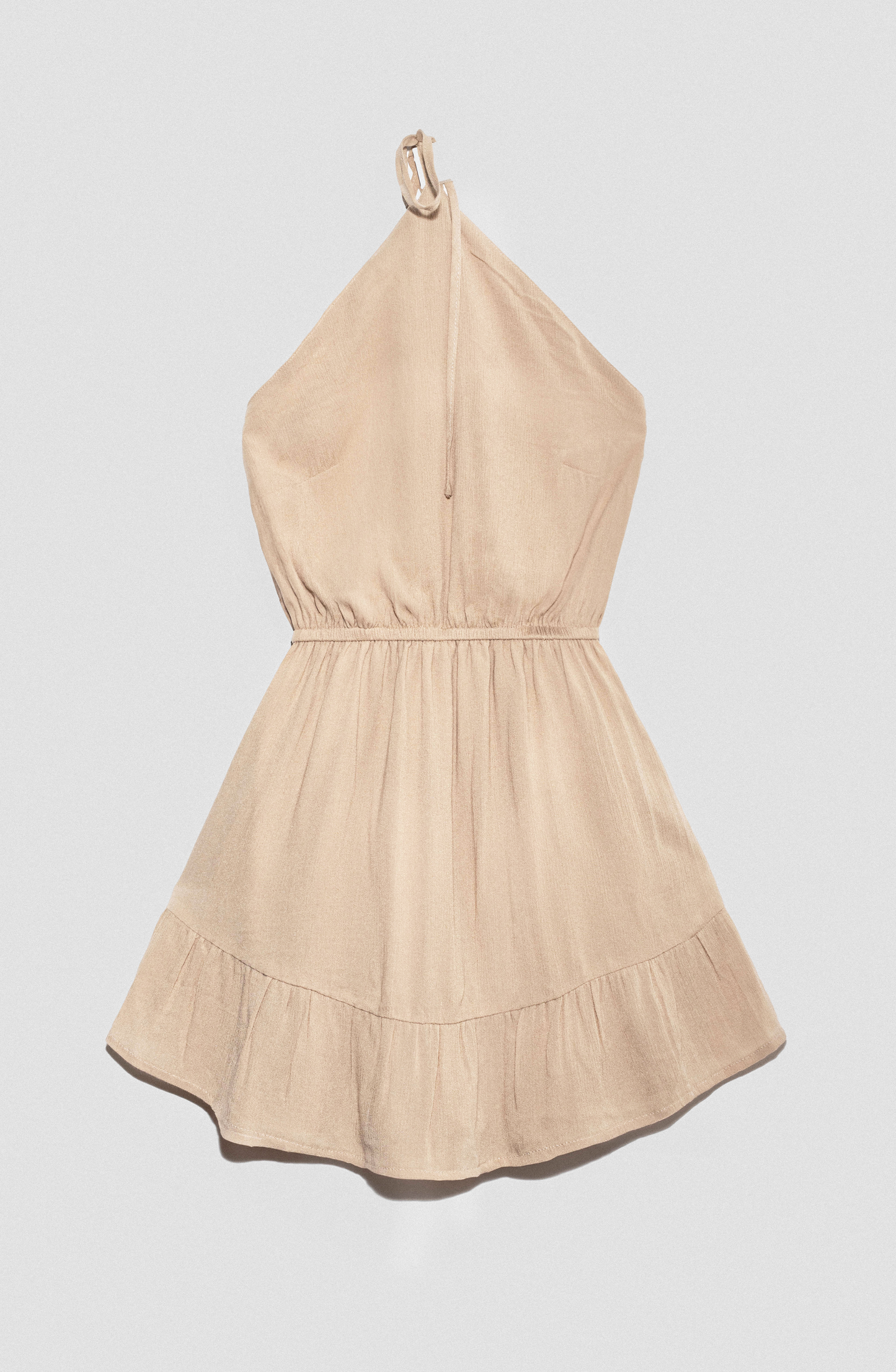 Enterito Corto Halter Ecru